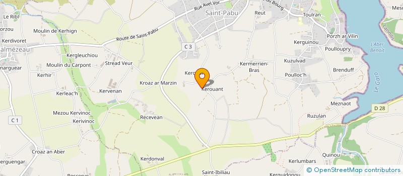 localisation de l'entreprise LEFEBVRE SANDRA  SAINT-PABU