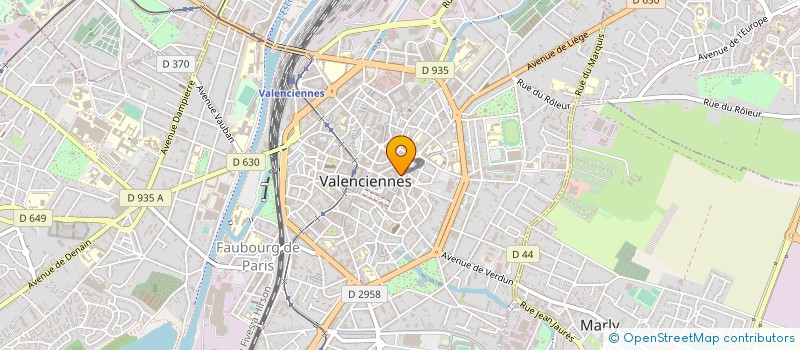 localisation de l'entreprise LEFEBVRE & THEVENOT AVOCATS ASSOCIES à VALENCIENNES