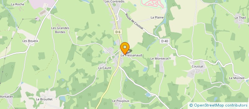 localisation de l'entreprise LEFELLE ALAIN à BONNAT