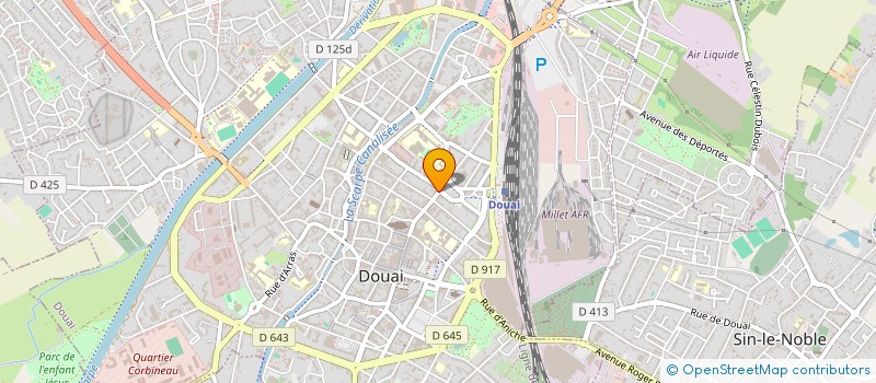 localisation de l'entreprise LEFER à DOUAI