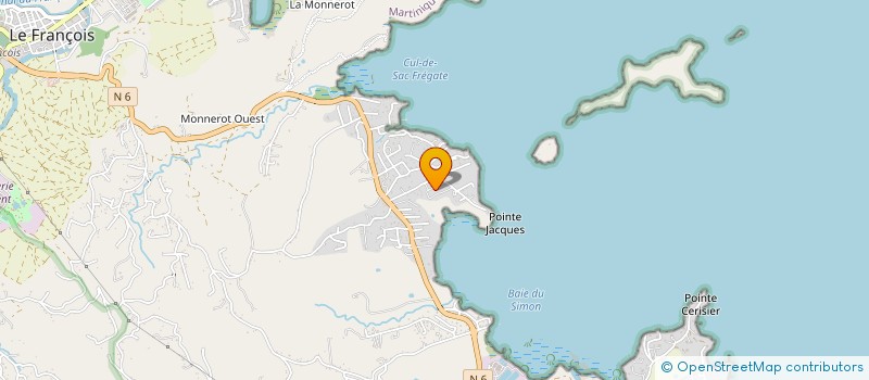 localisation de l'entreprise LEFER  LE FRANCOIS