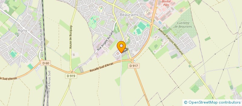 localisation de l'entreprise LEFETZ FRERES  BEAURAINS