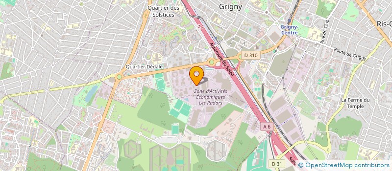 localisation de l'entreprise LEFEUVRE à GRIGNY