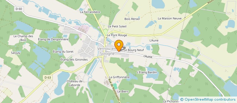 localisation de l'entreprise LEFEUVRE  SOINGS-EN-SOLOGNE