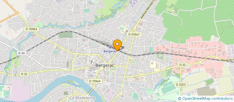 localisation de l'entreprise LEFEUVRE à BERGERAC