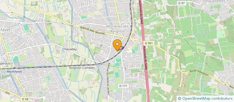 localisation de l'entreprise LEFEUVRE PARTNERS  MORIERES-LES-AVIGNON