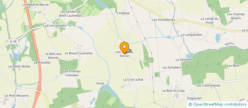 localisation de l'entreprise LEFEUVRE TP EURL  PLEUGUENEUC