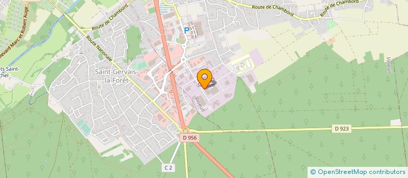 localisation de l'entreprise LEFEVER CLOTURES SOCIETE NOUVELLE à VINEUIL