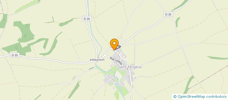 localisation de l'entreprise LEFEVRE  SAINT-FERGEUX