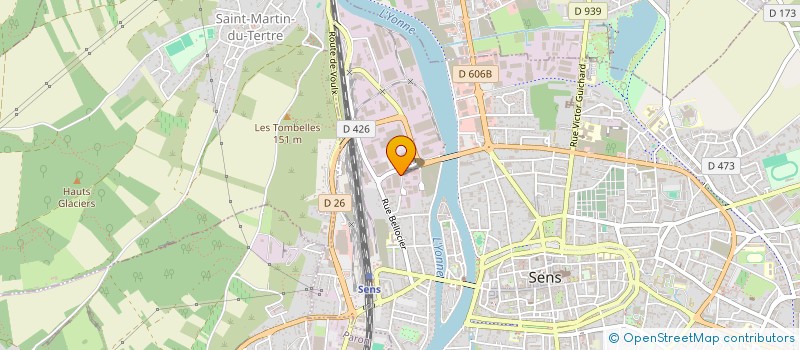 localisation de l'entreprise LEFEVRE à SENS