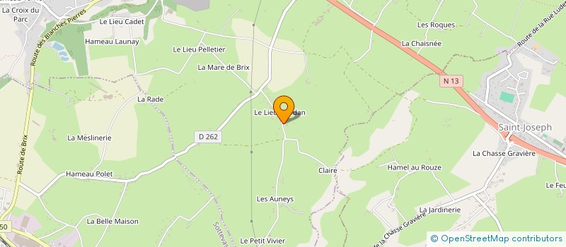 localisation de l'entreprise LEFEVRE  BRIX