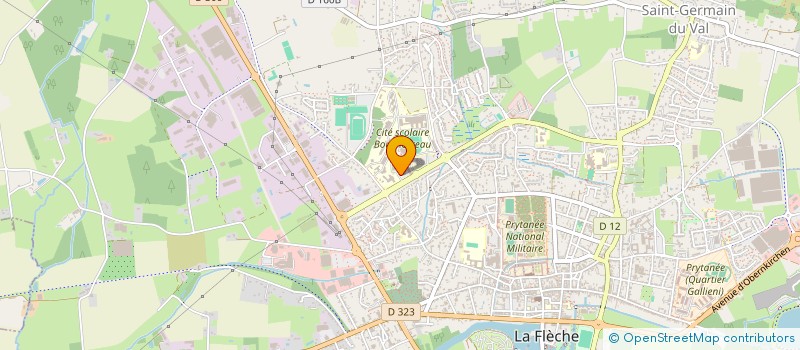 localisation de l'entreprise LEFEVRE ANJOU MAINE à LA FLECHE