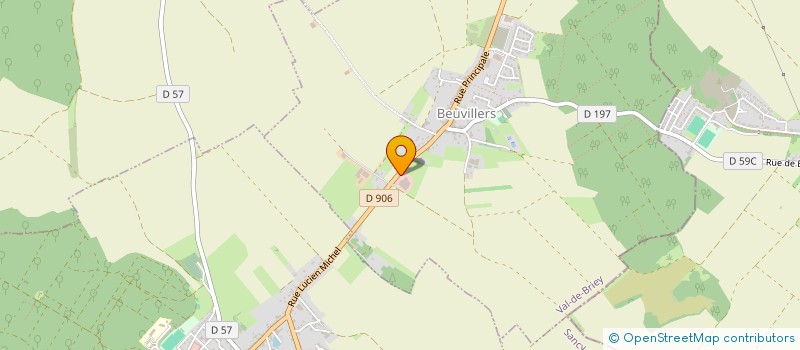 localisation de l'entreprise LEFEVRE ASSOCIES  BEUVILLERS