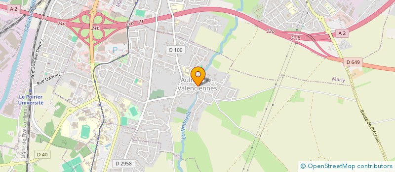 localisation de l'entreprise LEFEVRE BASTIN  AULNOY-LEZ-VALENCIENNES