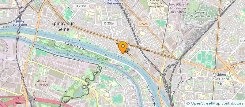 localisation de l'entreprise LEFEVRE CHEYSSON à EPINAY-SUR-SEINE