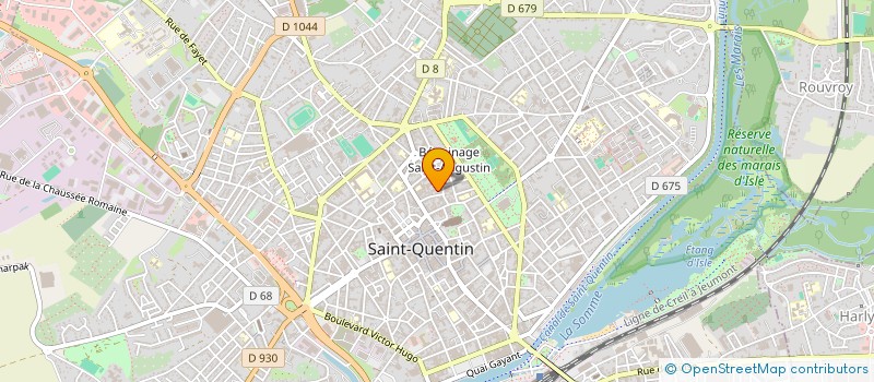 localisation de l'entreprise LEFEVRE - CHIRAUX à SAINT-QUENTIN
