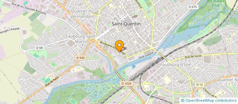 localisation de l'entreprise LEFEVRE CONSEIL PATRIMOINE à SAINT-QUENTIN