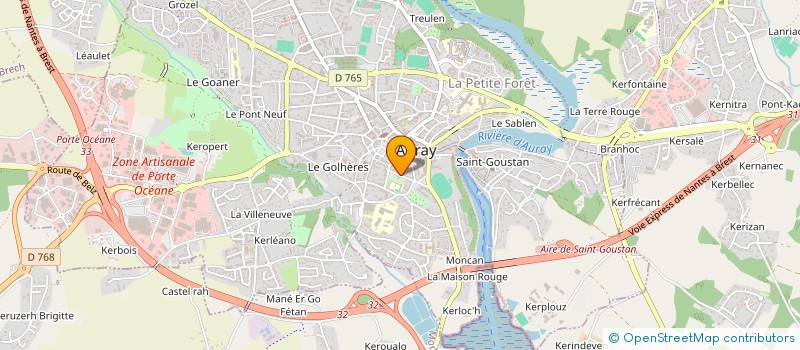 localisation de l'entreprise LEFEVRE ET BOURSIER à AURAY