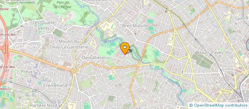 localisation de l'entreprise LEFEVRE FACADES à NANTES