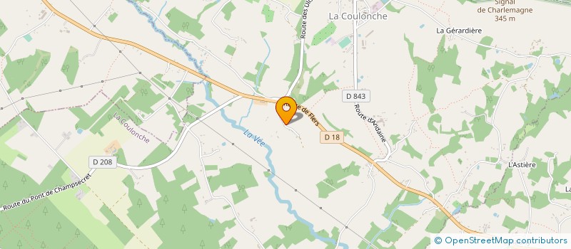 localisation de l'entreprise LEFEVRE FILS SARL à LA COULONCHE