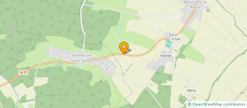 localisation de l'entreprise LEFEVRE IMMOBILIER SUD  PONTIGNY