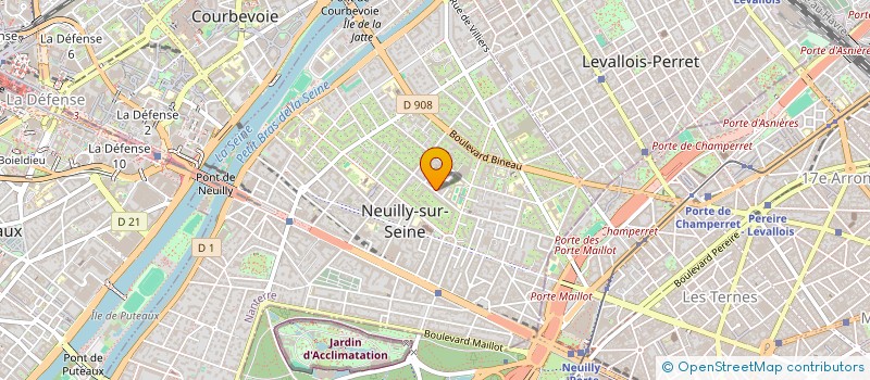 localisation de l'entreprise LEFEVRE JEANILOIRE à NEUILLY-SUR-SEINE