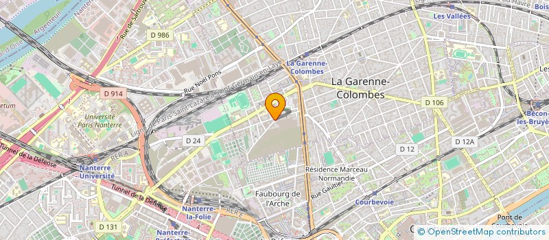 localisation de l'entreprise LEFEVRE / MANARANCHE INDIVISION à LA GARENNE-COLOMBES