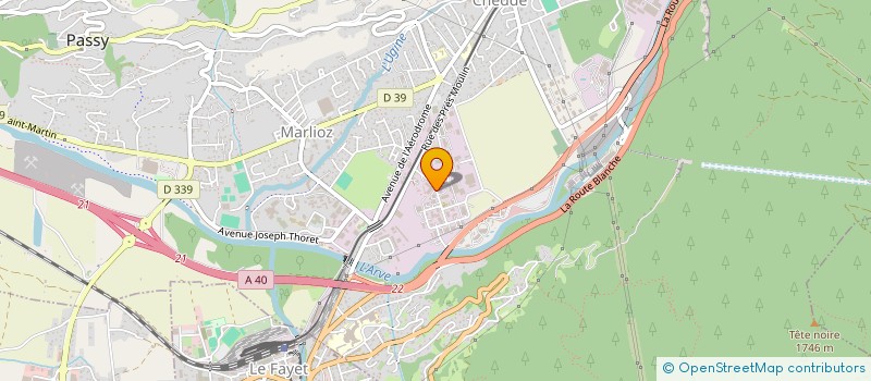 localisation de l'entreprise LEFEVRE MESURE à PASSY