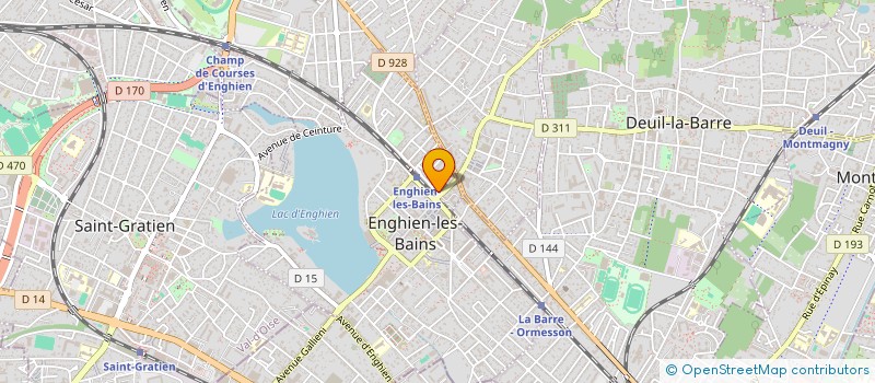 localisation de l'entreprise LEFEVRE PATRICE ET GALIZIA JOSEPH  ENGHIEN-LES-BAINS