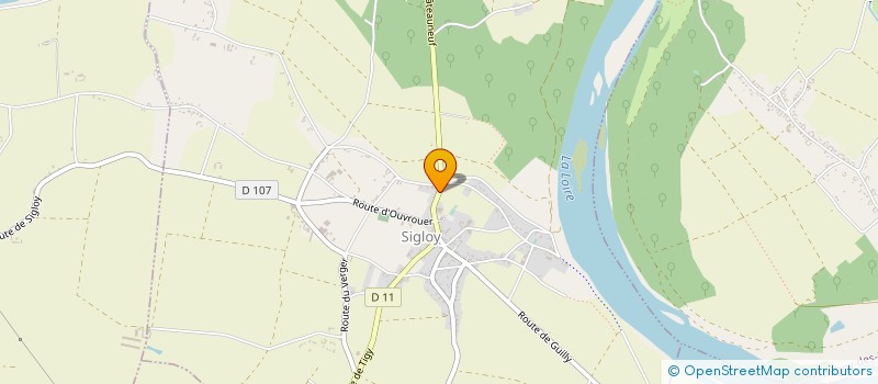 localisation de l'entreprise LEFEVRE RABOTAGE  CHATEAUNEUF-SUR-LOIRE