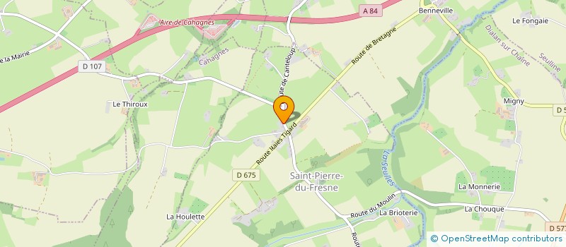 localisation de l'entreprise LEFEVRE RACING TEAM  SAINT-PIERRE-DU-FRESNE