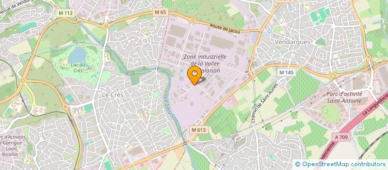 localisation de l'entreprise LEFEVRE-ROUERGAS à VENDARGUES