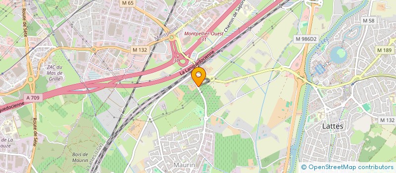 localisation de l'entreprise LEFEVRE-SARIVIERE à LATTES