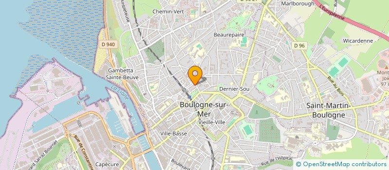 localisation de l'entreprise LEFEVRE SECURITE à BOULOGNE-SUR-MER