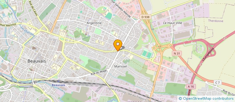 localisation de l'entreprise LEFEVRE SERVICE PICARDIE MANUTENTION  BEAUVAIS