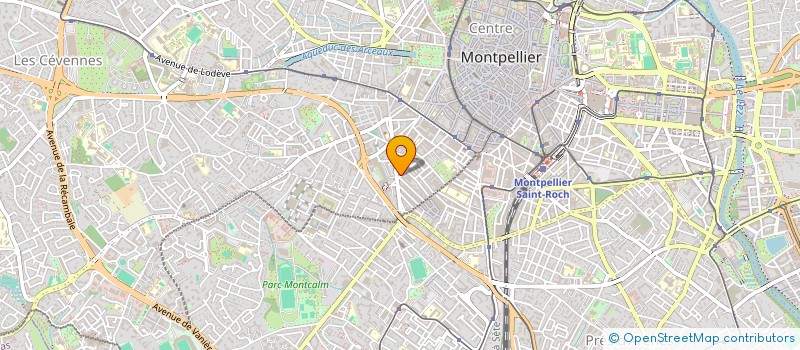 localisation de l'entreprise LEFEVRE-ZIADE à MONTPELLIER