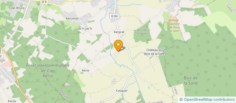 localisation de l'entreprise LEFF TOI ET SLAME  PLEGUIEN