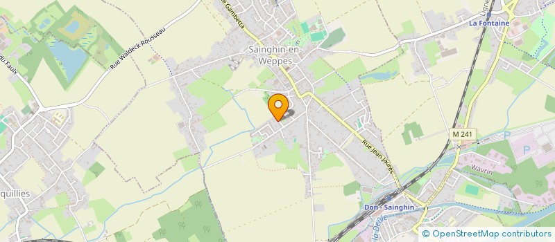 localisation de l'entreprise LEFFE BIG BAND  SAINGHIN-EN-WEPPES