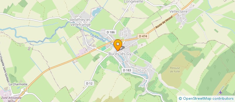 localisation de l'entreprise LEFFIGY  BUCEY-LES-GY