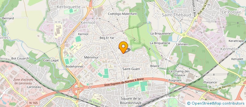 localisation de l'entreprise LEFFOU à VANNES