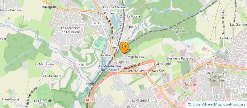 localisation de l'entreprise LEFIMMO  SAINT-CYR-SUR-LOIRE