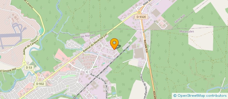 localisation de l'entreprise LEFLAMMENT INVESTISSEMENTS  MONT-DE-MARSAN