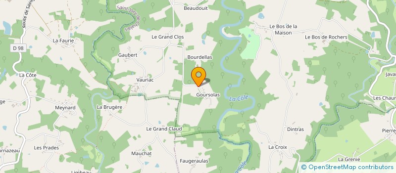 localisation de l'entreprise LEFLOPO 33  SAINT-JORY-DE-CHALAIS