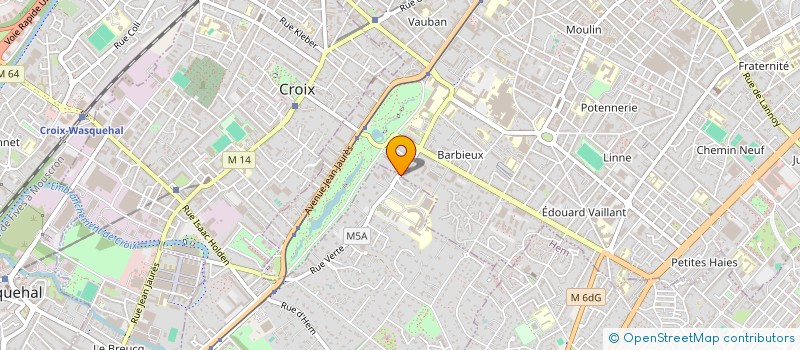 localisation de l'entreprise LEFLOUXE NORD à CROIX
