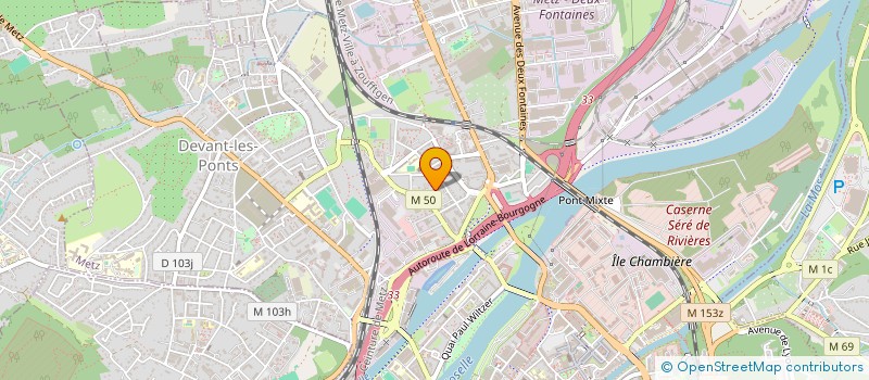 localisation de l'entreprise LEFO  METZ