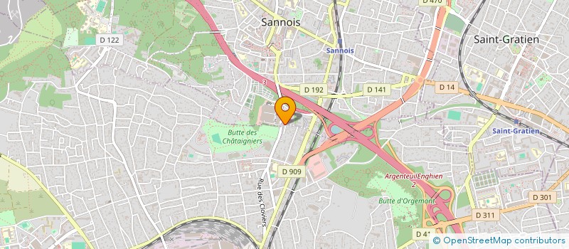 localisation de l'entreprise LEFON ELEC SAS  ARGENTEUIL