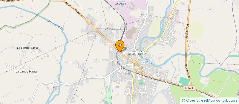 localisation de l'entreprise LEFORE  LABRUGUIERE