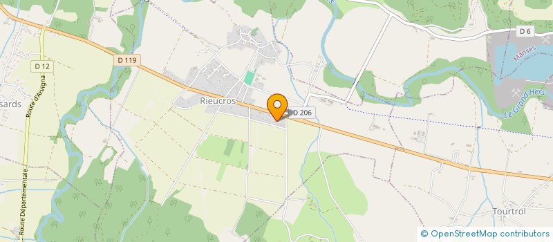 localisation de l'entreprise LEFORESTIER à RIEUCROS