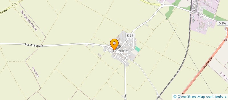localisation de l'entreprise LEFORT  POMACLE