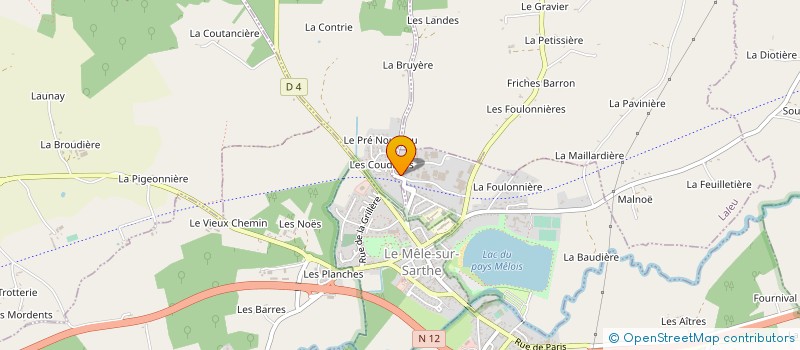 localisation de l'entreprise LEFORT ANTHONY à SAINT AUBIN D'APPENAI